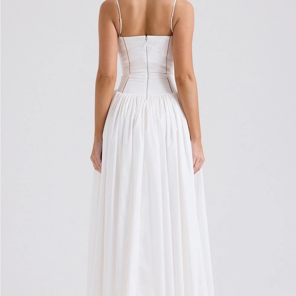 House of CB White Strapless Corset Maxi Dress - Picture 2 of 2